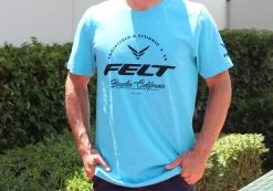 Felt Bicycles Classique Turquoise T-Shirt | Men's -Felt Felt T Shirt Classique Turquoise Men 03